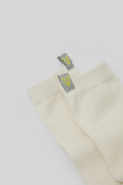 Papier Crew Socks White